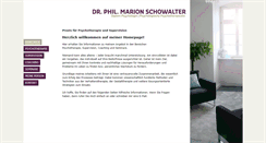 Desktop Screenshot of drschowalter.de